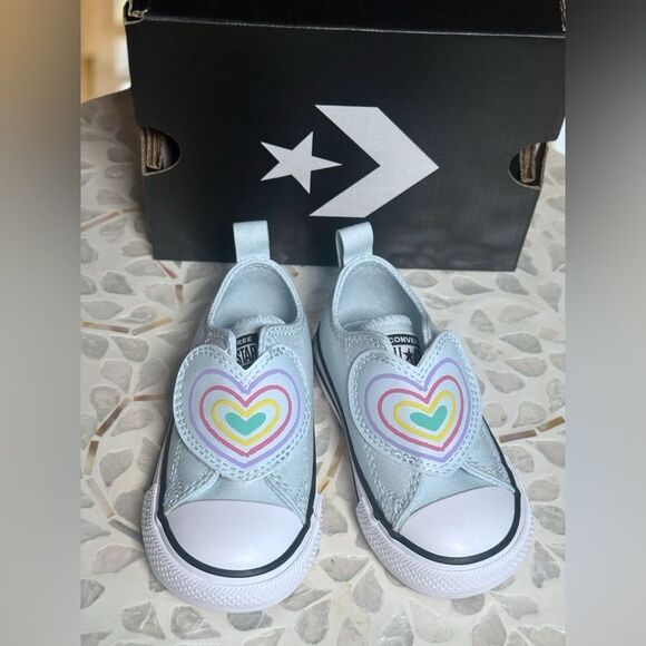 Converse Chuck Taylor All Star CTAS Toddler Baby One Strap Sneakers Shoes - Picture 6 of 16